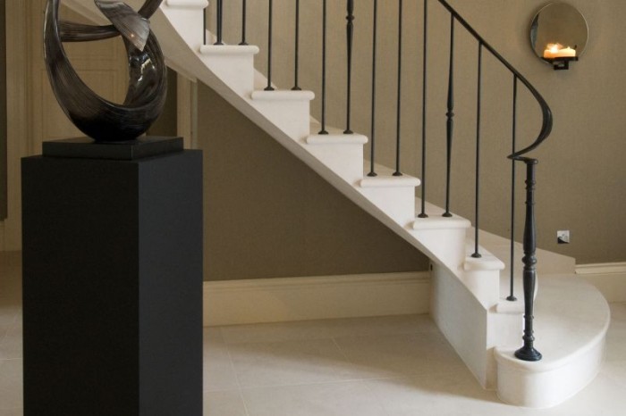 Portland Stone Staircase - Ian Knapper