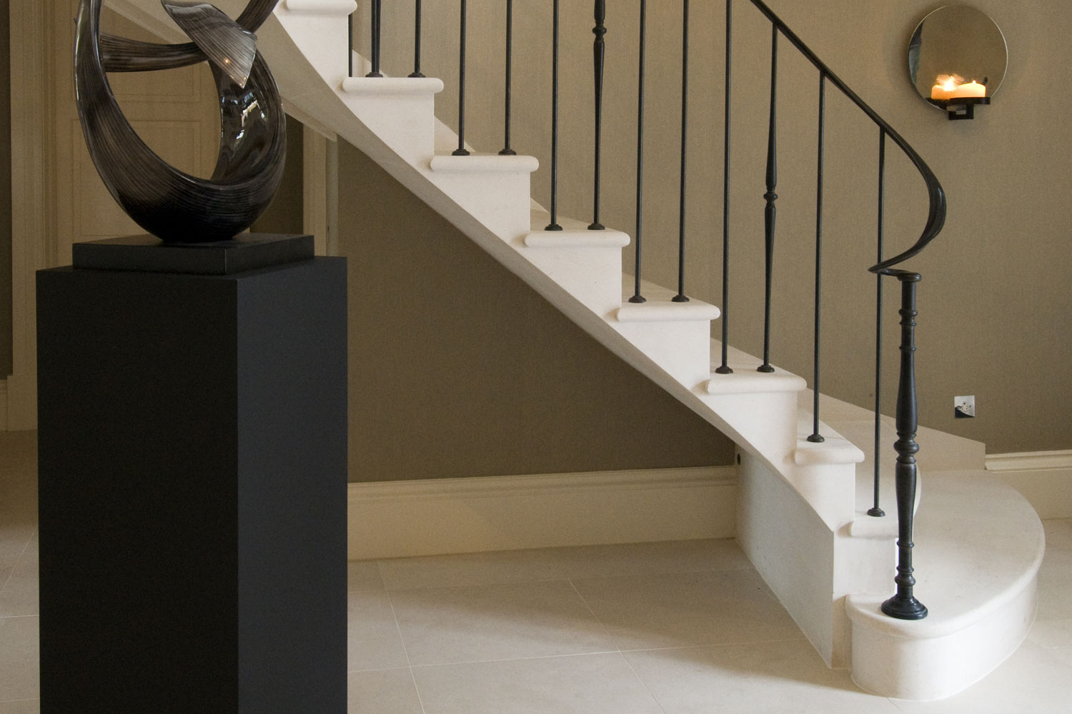 cantilever stone staircase