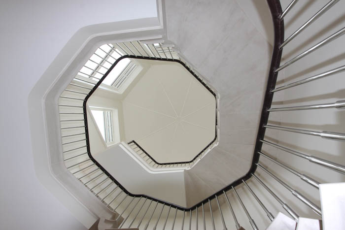 Stone & Curved Cantilever Staircase