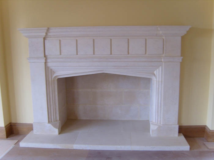 ian knapper - traditional stone fireplace