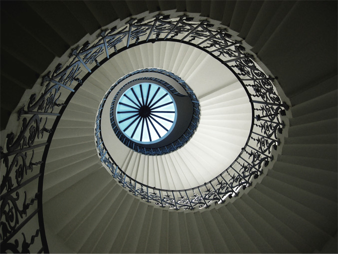 The Historic Stone Staircases at the Queens House