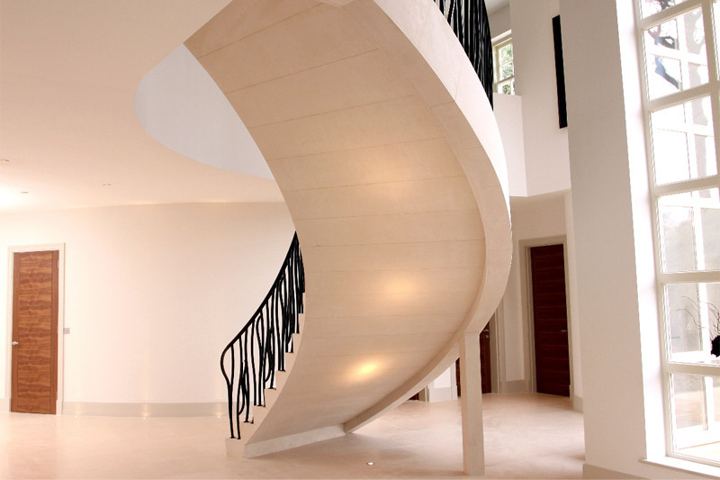 Floating Moleanos Stone Staircase Rear